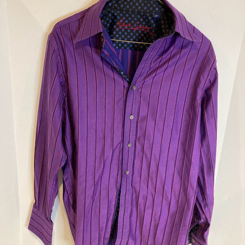 ROBERT GRAHAM MENS LONG SLEEVE SHIRT SIZE S EUC - Picture 1 of 7
